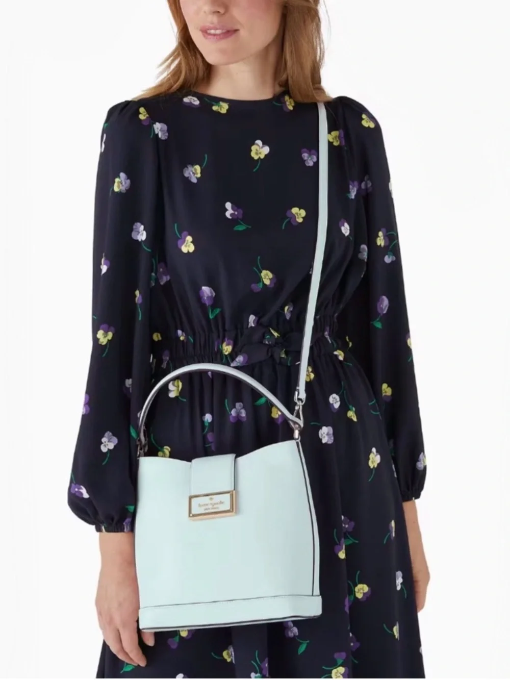Kate Spade Reegan   Leather Bucket Bag